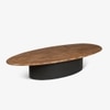 Ark Solid Wood Coffee Table in Brown Colour