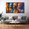 The Castle Decor Modern African Art Wall Art Set of 5 27x48 Inch