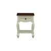 Solid Wood Bedside Table In Tulip Finish With Drawer