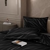 Stoa Paris Satin Comforter King Size with 2 Pillow Covers, 300TC Comforter Set Covers, Moonlight Whisper