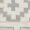 Imperial Knots Ivory Multicolor Kilim Hand Woven Dhurrie 5x8 Feet