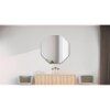 Aluminium Octagon Decorative wall mirror by elegant arts and frames (Mirror size 500 mm)