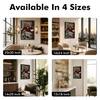The Castle Decor Gentleman Red Suit Cocktail Wall Art Framed Painting 14x20 Inch