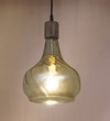 Optica Smoke Glass Hanging Light