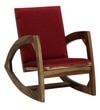 Que Solid Wood Rocking Chair in Rustic Colour