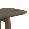 Aero Solid Wood Dining Bench In Danish Walnut Finish