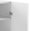 Baltoro 20 Pair Shoe Rack In White Finish