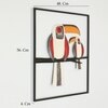 W-Amore Abstract Metal Wall Decor in Multicolor Set of 1