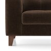 Verona Sofa Set (Colour: Dark Earth, Seater: 2+1+1)