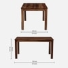 Rick 6 Seater Dining Set In Provincial Teak