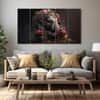 The Castle Decor Lord Ganesha Wall Painting Wooden Framed 27x48 Inch (Style 2)