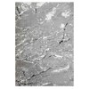 Multicolor Abstract Machine Made Polyester 2 X 5 Feet Carpet