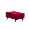 Deeplac Sectional Fabric Sofa - Maroon