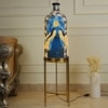 Angel Girl Foldable Metal Electric Floor Lamp in White Colour