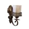 Eliante Solis Antique Gold Iron Wall Light With E27 Holder In Antique Gold Colour