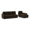 Apollo Compact Sofa (Colour : Dark Earth, Cushion : Soft, Back Type : Regular, Seating Capacity : Right Aligned 3 Seater + Right Aligned Chaise)