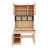 Swotty Study Table With Storage Blue And Beige Teak