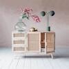 Atlanta Solid Wood Crockery Cabinet in Whitewash