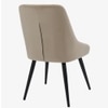 NICO Leather Accent Chair in Beige Colour