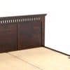 Madhvi Solid Wood Queen Size Bed Without Storage Bed In Walnut Finish