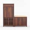 Noguchi Shoe Rack Of 40 Pairs In Provincial Teak Color