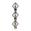 Desert Art Metal Handpainted Musician Wall Hanging Frame in Multicolour