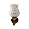Devansh Metal Electric Wall Light in Gold Colour with Multi Shade Count of 1 Light