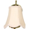 Devansh Gold Wall Mounted Lamp With Off-White Cotton Shade