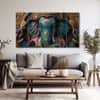 The Castle Decor Lord Ganesha Wall Painting Wooden Framed 27x48 Inch (Style 24)