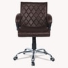 Vooilea Mid Back Executive Chair in Brown Colour