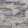 Jaipur Rugs Soft Striped Wool Viscose Dhurrie Rug Blue 6x8 ft