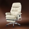 Kepler Brooks Divine Premium Composite Leather Chair in White Colour