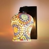 Devansh Solid Wood Electric Wall Light in Brown Colour with Multi Shade Count of 1 Light