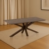 Anderson Solid Wood 8 Seater Dining Table In Danish Walnut Finish