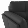 Vetra 2 Seater Leather Sofa In Slate Grey Colour