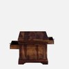 Sheesham Wood Coffee Table In Scratch Resistant Provincial Teak Finish