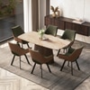 Nola 6 Seater Dining Table With Set of 3  Casey Dining Chair