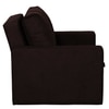 Bella One  Seater Pull Out Fabric Sofa Cum Bed Brown