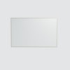 Aluminium Black Profile 3 Fluted Glass Handless Shutters Wall Cabinet In Highland Pine Finish
