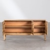 Denera Solid wood Mango Sideboard with 4 Door in Natural Finish