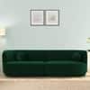 Izza Velvet 4 Seater Sofa in Green Colour