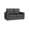 Apollo Compact High Back 2 Seater  Fabric Sofa In Steel Colour