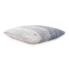 Ombre Moss Knit Blue Grey  And Queen Blue Cushion Cover 18X18 Inches