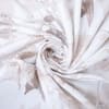 White Floral Cotton 400 Tc Flat Single Bed Sizesheet With 1 Pillow Cover