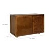 D'Dass Copper Sheesham and Mdf  Wall Hanging Wooden Temple For Pooja