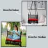 Swingzy Polyester Blend Premium Large C Shape Swing Chair Black