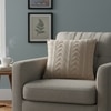 Classical Stone Cotton Knitted Cushion Cover 18X18 Inches