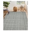 Artemis Sea Blue Solid Hand-Tufted Wool 7.5X5 Feet Carpet