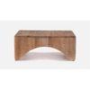 Tallado Solid Wood Carved Coffee Table With Arched Sides