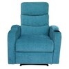 Carrera Fabric One Seater Manual Recliner in Green Colour
